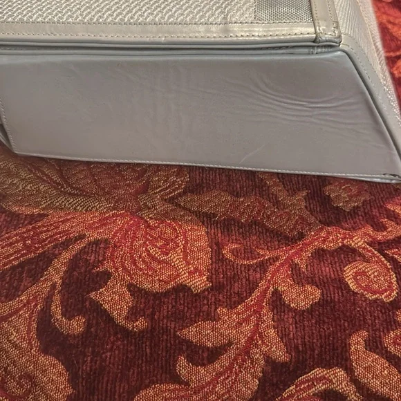 Stuart Weitzman Envelope Leather Purse! Original Blue storage bag included